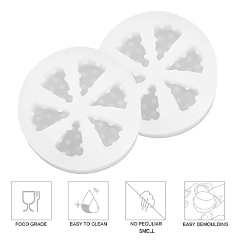 Mini Moldes Jojofuny Para Queso D, 2 Unidades, Silicona Con