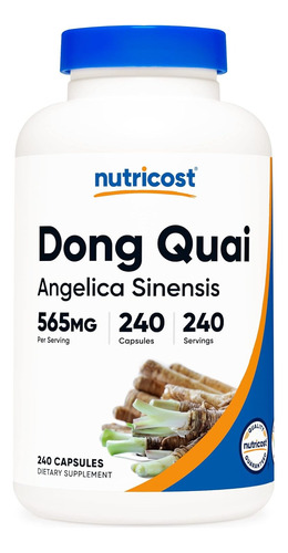 Ginseng Femenino Dong Quai Angelica Sinensis 240 Capsulas