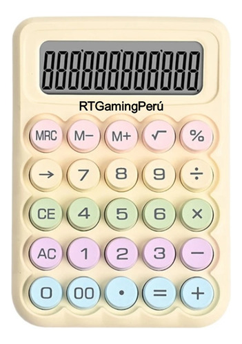 Calculadora Kawai Teclado Mecánico Pantalla Lcd 12 Dígitos