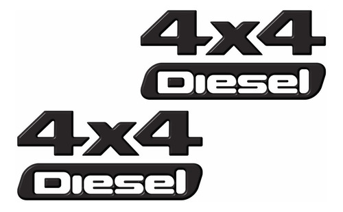 Adesivos Fiat Toro 4x4 Diesel Cromado Resinado T4x4p Fgc