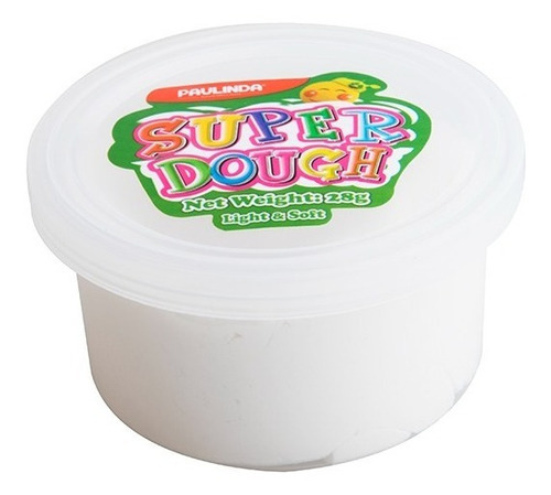 Masa Paulinda Super Dough Pote 28grs Color Blanco