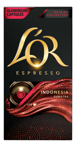 Cápsulas De Café Indonésia Sumatra Intensidade 9 Com 10