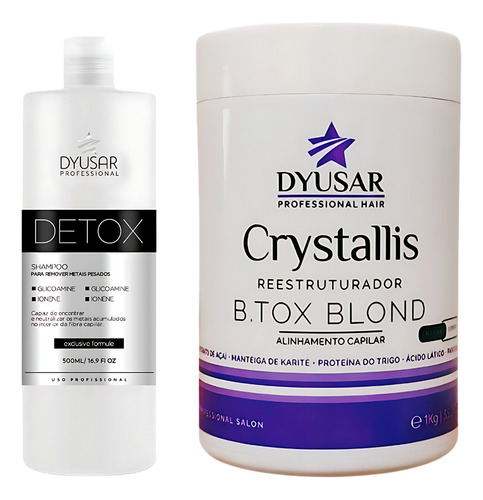 Detox Free 500ml + B.tox De Cristal Matizador 1kg