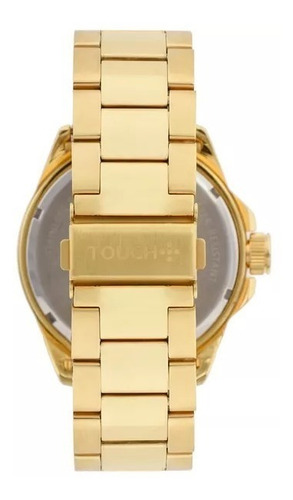 Relógio Touch Dourado