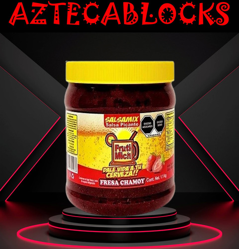 Salsa Para Micheladas Frutimich Sabor Fresa Chamoy 1l