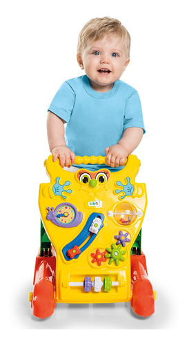 Caminador infantil Tateti para bebés educativos Tateti, color amarillo