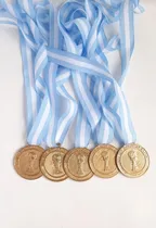 Comprar Medallas Campeones Del Mundo Mundial Qatar + Cinta X 50 U