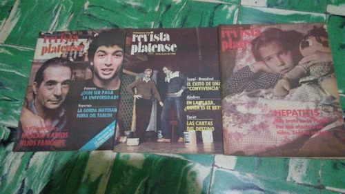 Lote De  3 ** Revistas Platense ** Del Año 1980