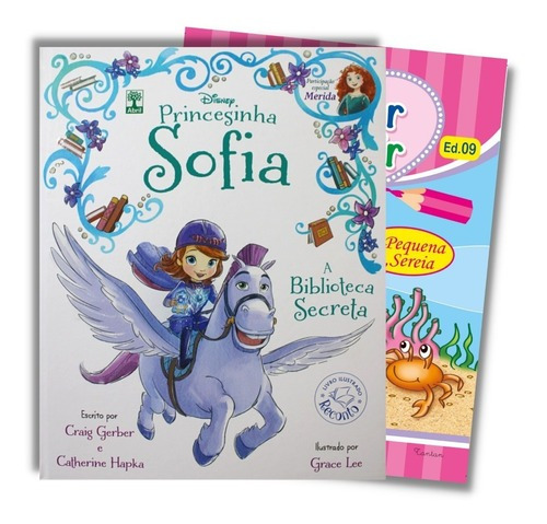 Livro Infantil Princesinha Sofia Biblioteca Secreta + Brinde