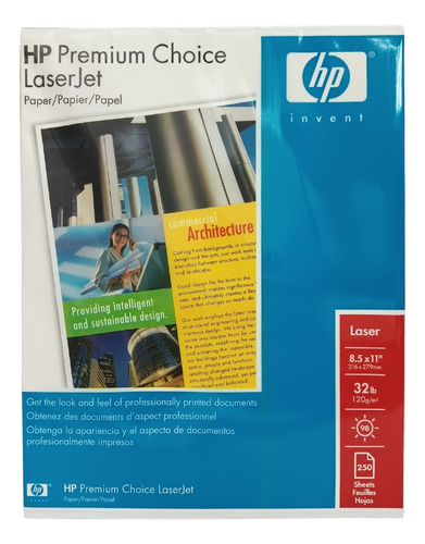 Resma Papel Carta Hp Premium 250 Hojas 