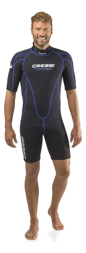 Cressi Tortuga 0.098 in Hombre, Negro/azul, Xxl