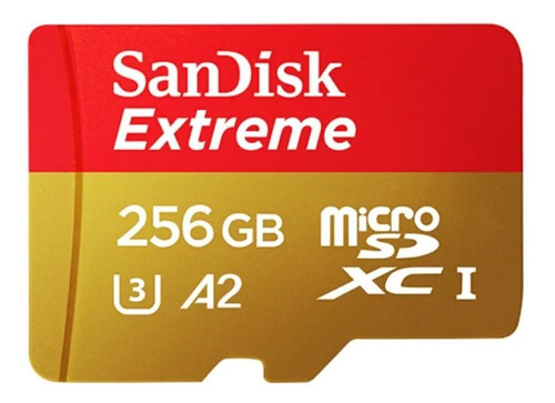 Tarjeta De Memoria Sandisk Con Adaptador Extreme 256gb