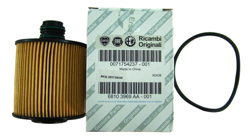 Filtro De Aceite 71754237 Original Fiat 14/18