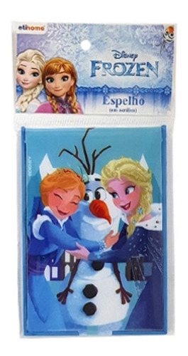 Espelho Infantil De Mão Disney Material Escolar Bolsa Menina Cor da moldura Frozen