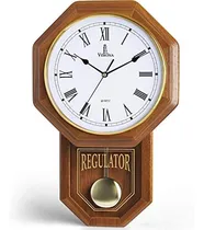 Comprar Reloj De Pared De Péndulo - Reloj De Pared De Madera Decorat