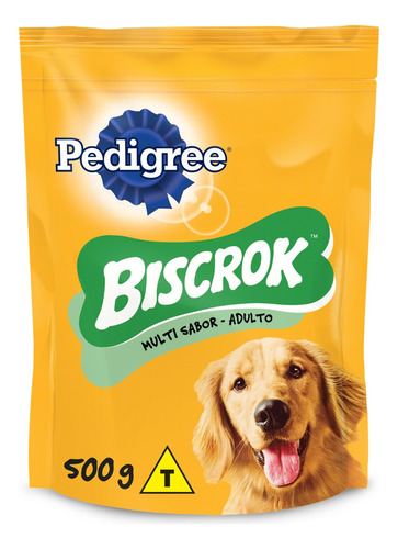 Petisco para Cães Adultos Pedigree Biscrok Multi Pouch 500g