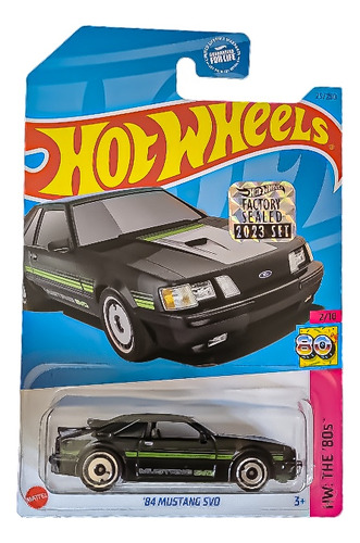 Hot Wheels Mustang Sv0 The 80s Factory Sealed 2023 25/250