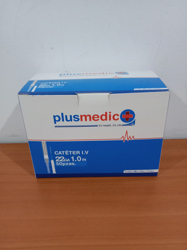 Cateter Jelco Marca Plusmedic Nro 22g X50uds