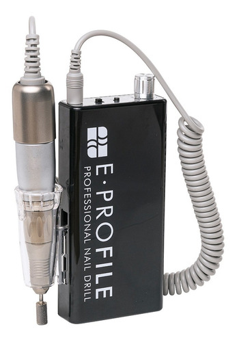 Pulidora Portátil De Uñas E-profile Drill Nail Factory Black