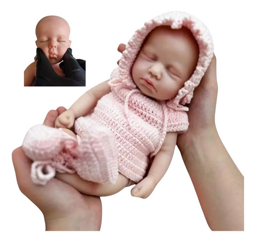 Bebe Reborn Original Silicona Sólida Blandita Girl 31 Cm