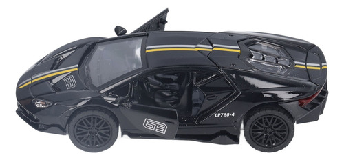 Coche Retráctil De Metal, Modelo De Aleación 1:32, Duradero,