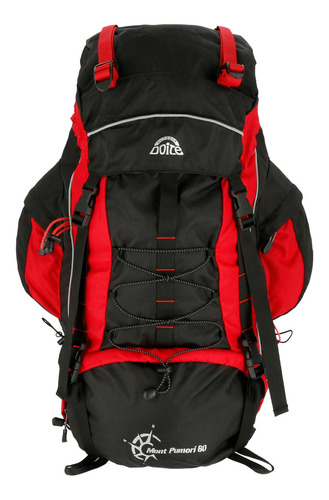 Mochila Pumori 60 Black Red Color Negro