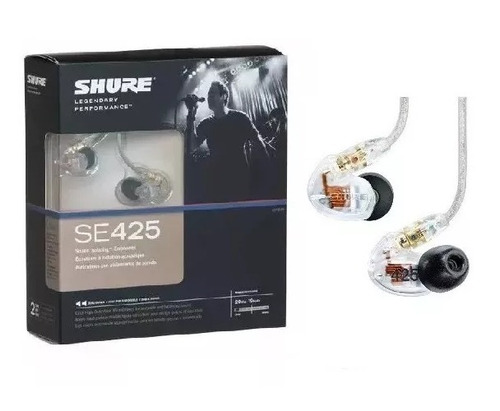 Auricular Shure Se425 Cl Intraural Profesional Aislante.