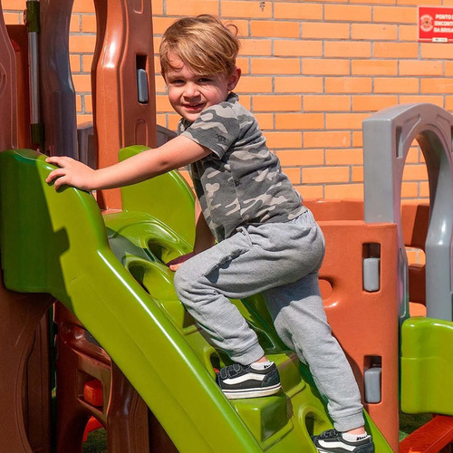 Playground Dino Play Freso Com Escorregador E Escalada Cor Colorida