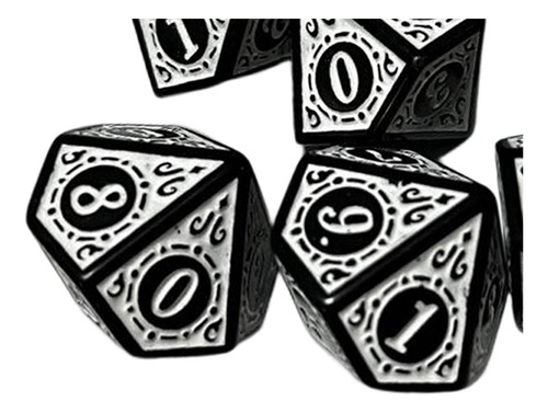4 X 10 Piezas De Dados De Acrílico D10 Dados De Juego Para