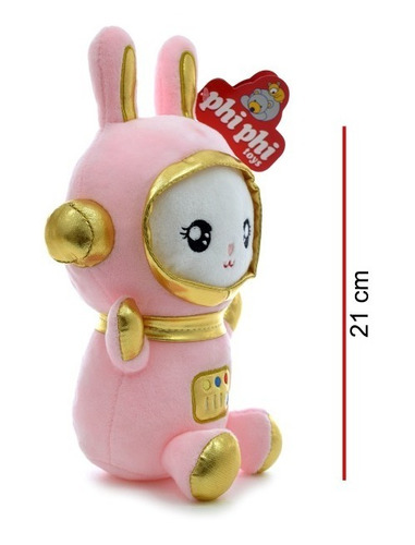 Peluche Coneja Astronauta Rosa 21cm Phi Phi Toys (4267)