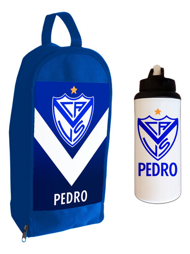 Botinero + Hoppy Botella Deportiva Personalizados Velez