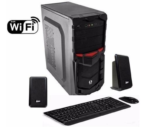 Computador Pc Intel Core I3 2100 Ddr3 4g Hd 500gb + Wi Fi