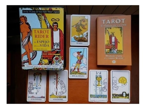 Tarot Rider El Espejo De La Vida Caja Cartas Con Libro