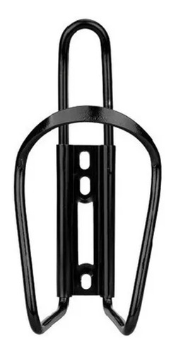 Porta Caramañola Negra En Aluminio Ligero