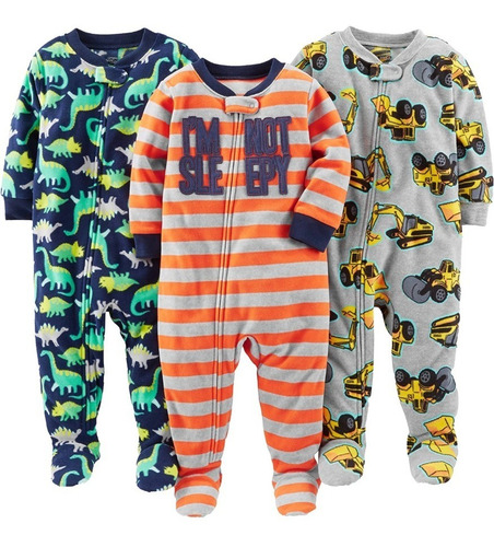 Set Pijamas Térmicas Para Bebe 100% Original Talla 18m