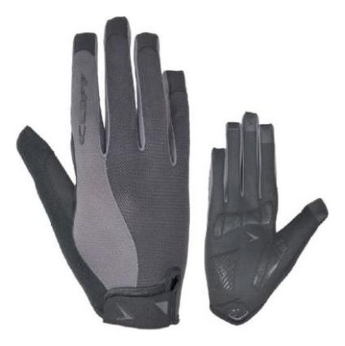 Guantes Ciclismo Cliff Performance Dedo Completo Gris/negro