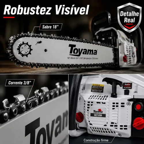 Motosserra A Gasolina 54.4cc Sabre 18sn Tcs58h-18snb Toyama