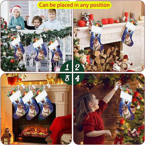 Medias De Navidad, 1 Pieza De 18 Pulgadas, Gran Arpille...