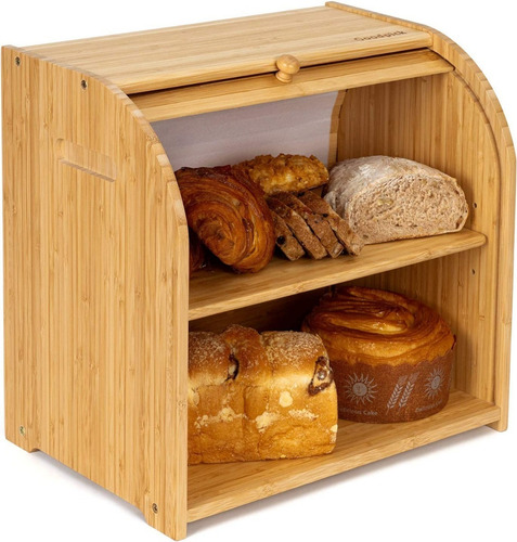 Goodpick Panera De Bambú Grande De Doble Capa