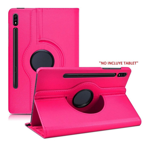 Flip Cover Giro 360° Cuero Para Samsung Tab S7+ Plus Sm-t970