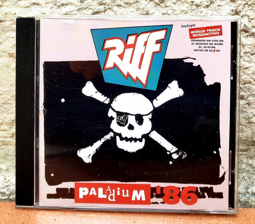 Riff - Paladium 86 (cd Nuevo Sellado) Pappo, Hermetica, V8.