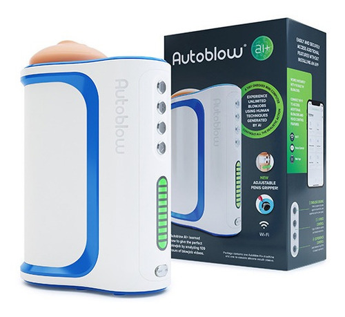 Masturbador Inteligente Autoblow A. I. Plus- Sexo Oral Color Blanco Tipo De Orificio Boca