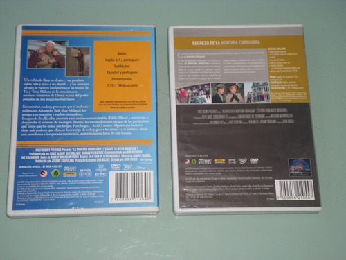 La Montaña Embrujada 1 Y 2 -2 Dvd's Version 1956 Walt Disney (Usado)