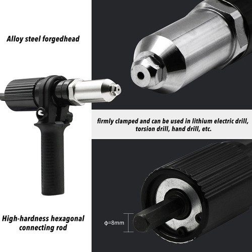 Adaptador Taladro Eléctrico Inalámbrico Tuercas Insertos