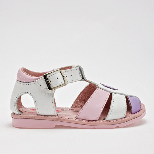 Sandalias Niña Dogi 5894 Blanco Rosa Lila