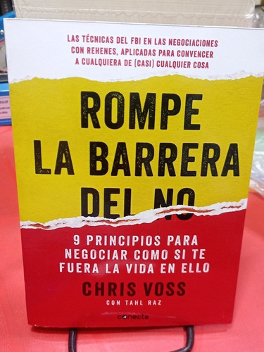 Libro Rompe La Barrera Del No. Chris Voss