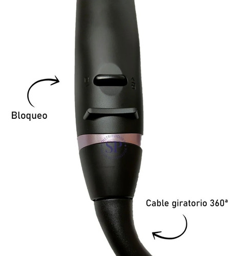 Imagen 3 de 4 de Planchita De Pelo Atma Pl8832n Classic Tourmaline 220ºc - Aj