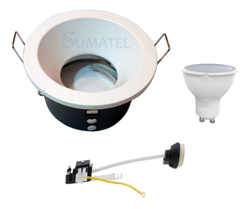 Foco Para Baño Con Ampolleta Gu10 Led - Sumatel