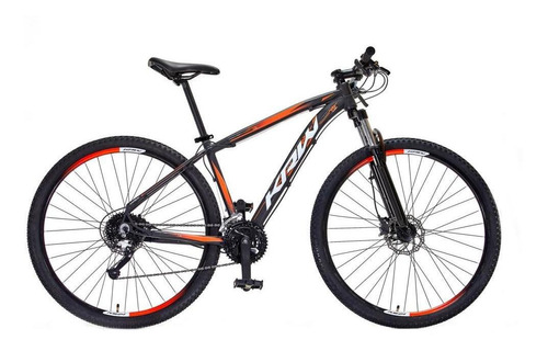 Bicicleta Aro 29 Krw Traction Alum 24v Hidráulico Sx35 Cor Preto/laranja