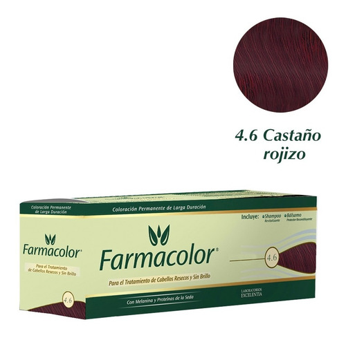 Farmacolor Indiv. Cast Rojizo N°4.6 X 1 Estuche. De Fábrica.